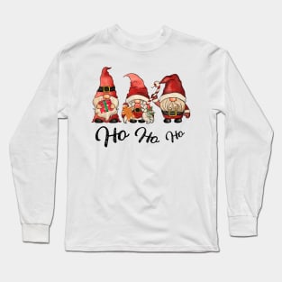 HO HO HO, Vintage Santa Long Sleeve T-Shirt